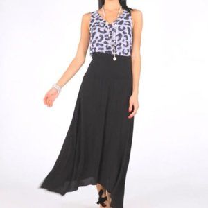 CAbi Black Asymmetrical Cruise Skirt 5512